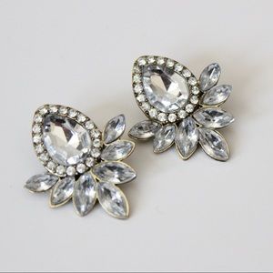 NWOT Stunning Crystal Earrings